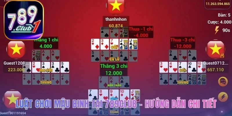 Luật chơi Mậu Binh giải thích quy tắc xếp chi và thứ hạng các bộ bài